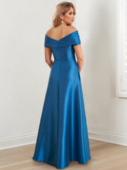 A-Line/Princess Off-the-Shoulder Floor-Length Mother of the Bride Dresses