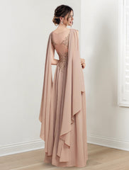 A-Line/Princess V-Neck Floor-Length Mother of the Bride Dresses