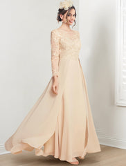 A-Line/Princess Jewel Neck Mother of the Bride Dresses