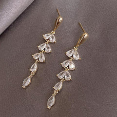 Classic Rhinestone Dangle Earrings