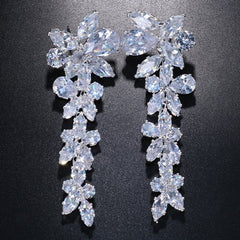 Luxurious Marquise Rhinestone Drop Earrings