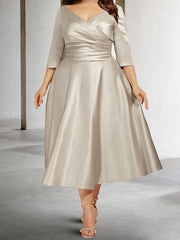 A-Line/Princess V-Neck Mother of the Bride Dresses