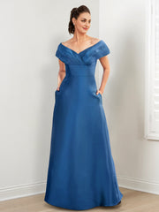 A-Line/Princess Mother of the Bride Dresses with Pockets