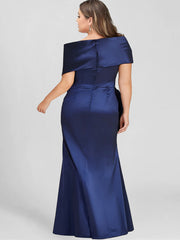 Sheath/Column Off-the-Shoulder Floor-Length Mother of the Bride Dresses