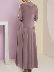 A-Line/Princess  Short Sleeves Jacket Dresses Mother Of The Bride Dresses