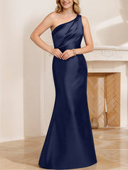 Trumpet/Mermaid One Shoulder Floor-Length Mother of the Bride Dresses