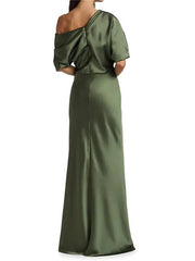 Sheath/Column One-Shoulder Mother of the Bride Dresses