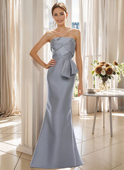 Trumpet/Mermaid Strapless Floor-Length Mother of the Bride Dresses