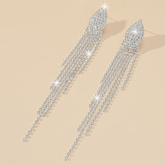 Elegant Stylish Drop Earrings Fine Jewelry Tassel Fringe