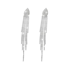 Elegant Stylish Drop Earrings Fine Jewelry Tassel Fringe