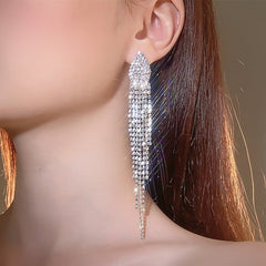 Elegant Stylish Drop Earrings Fine Jewelry Tassel Fringe