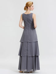 A-Line/Princess Scoop Floor-Length Mother of the Bride Dresses